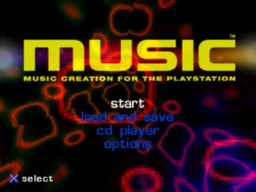 Music - Music Creation for the PlayStation (EU) screen shot title